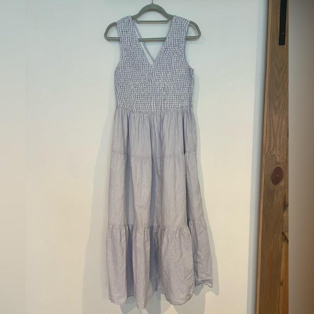 Ophelia Roe smocked maxi dress women’s medium